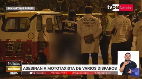 San Martín de Porres un hombre fue asesinado a balazos dentro de su