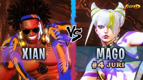 SF6 Dee Jay Xian Vs Ranked 4 Juri Mago Street Fighter 6