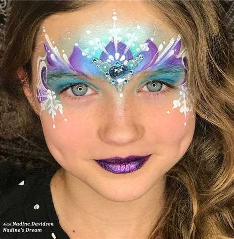 Frozen Anna Face Painting