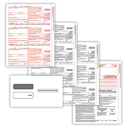 ComplyRight 1099 NEC Tax Forms Set 5 Part 3 Up Copies ABC Laser 8 12 X