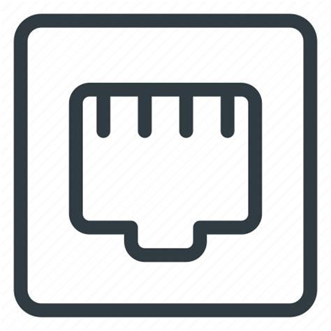 Ethernet Port Icon