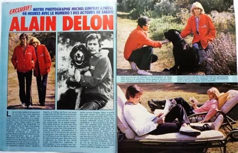 ALAIN DELON MIREILLE DARC Coupure De Presse 3 Pages 1980 Clipping