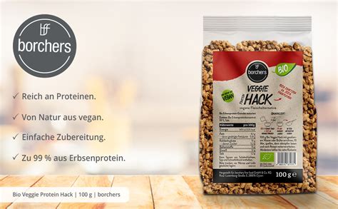 Borchers Bio Veggie Protein Hack 100g Beutel Vegane