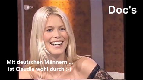 Claudia Schiffer Lacht Über Ihren Film Youtube