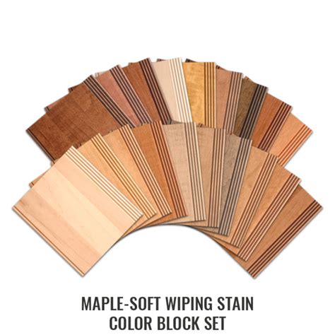 Maple Hard Wiping Stains Color Block Set Walzcraft