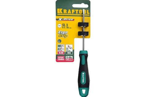 Отвертка KRAFTOOL SL, 3,0x80мм 250071-3.0-080 - выгодная цена, отзывы ...