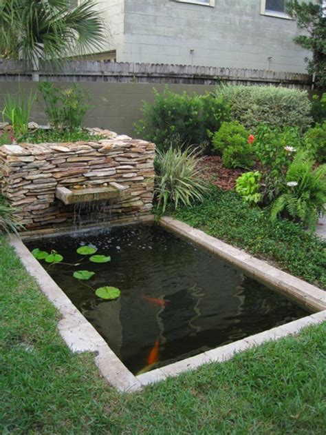 Minimalist Fish Pond Design Ideas For Your Home Backyard Beauty