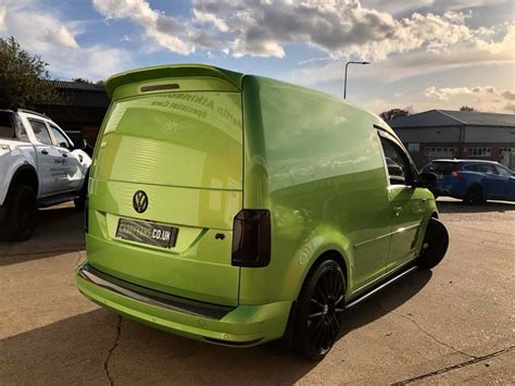 Viper Green White 2018 VW Caddy R Styling Pack