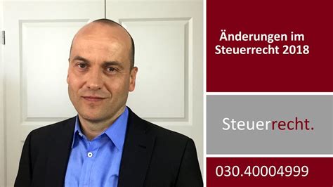 Steuerrecht Was Ndert Sich Im Steuerrecht Rechtsanwalt