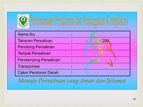 Program Perencanaan Persalinan Dan Pencegahan Komplikasi P4K Pptx