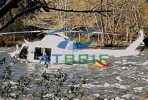 El Helic Ptero De La Brif De Tabuyo Del Monte Cae A Un R O En Asturias