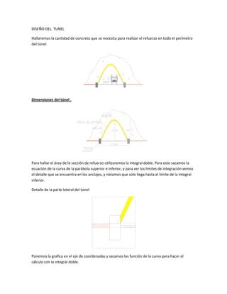 Diseño del tunel PDF