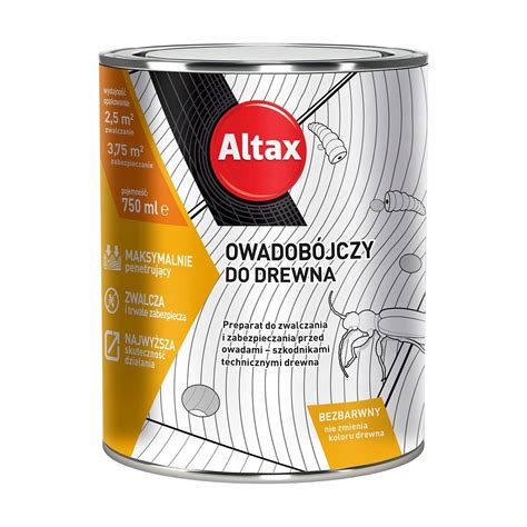 ALTAX HYLOTOX PREPARAT OWADOBÓJCZY DO DREWNA 0 75L 5900172993665