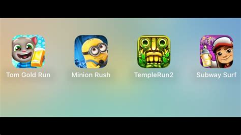 Minion Rush Tom Gold Run Temple Run Subway Surf Walkthrough Gameplay