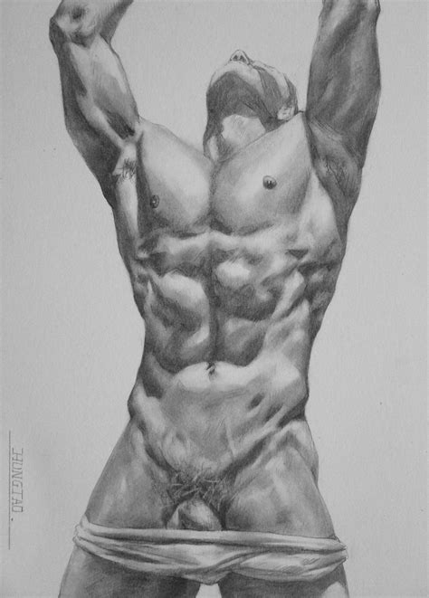 Original Drawing Male Nude Man 51011 Dessin Par Hongtao Huang Artmajeur