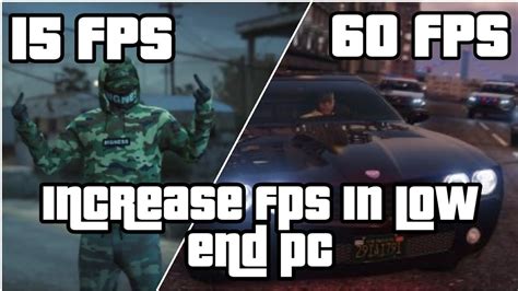 GTA V Low End PC Lag Stutter Fix 60 FPS On 2GB RAM Without Mods