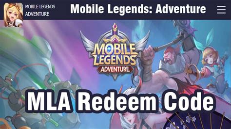 Mobile Legends Adventure Redeem Code Free Mla Diamonds Cd Key Lists