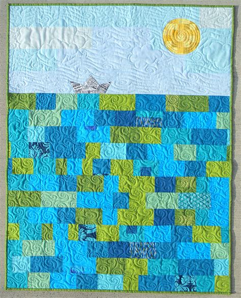 Teaginny Designs: Deep Blue Sea, Baby Quilt