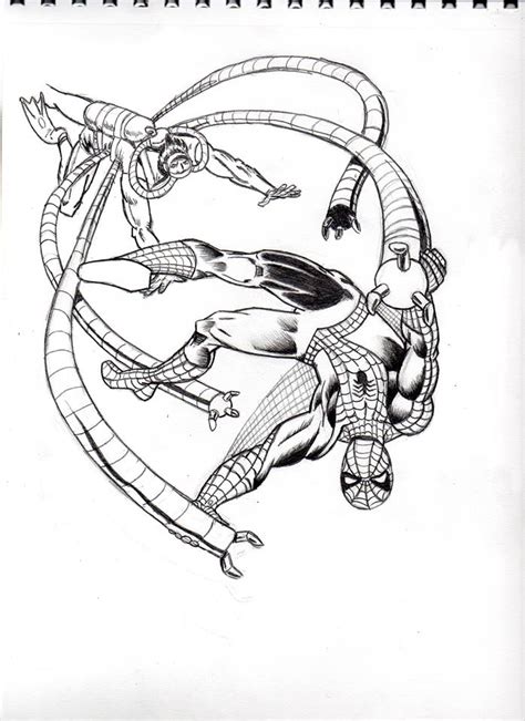 Spiderman And Doc Ock By Melkuile On DeviantArt