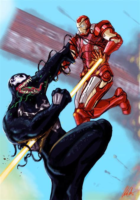 Spiderman And Ironman Vs Venom And Carnage