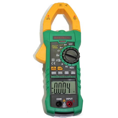 MASTECH MS2115A AC DC Digital Clamp Meter Multimeter Auto Ranging Auto