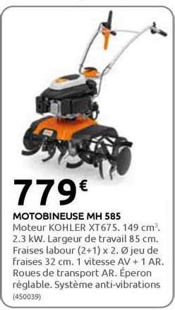 Promo Motobineuse Mh Chez Rural Master Icatalogue Fr