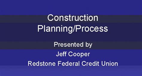 Construction Planning Process Ifma Knowledge Library