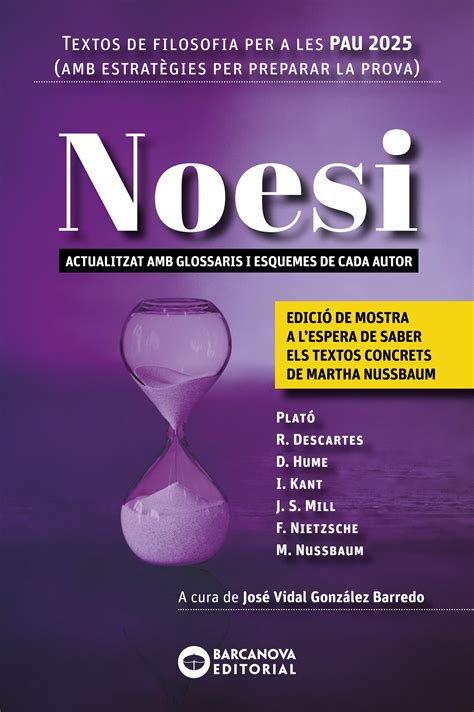 Noesi Textos De Filosofia Per A Les Pau By Editorial Barcanova