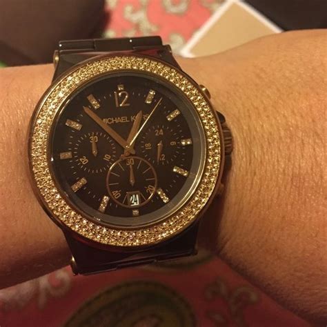 Michael Kors Watch Brown With Rose Gold Mk