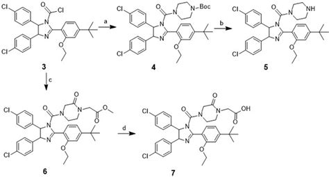 Scheme 1 Reagents And Conditions A 1 Boc Piperazine 1 1 Eq Et 3 Download Scientific