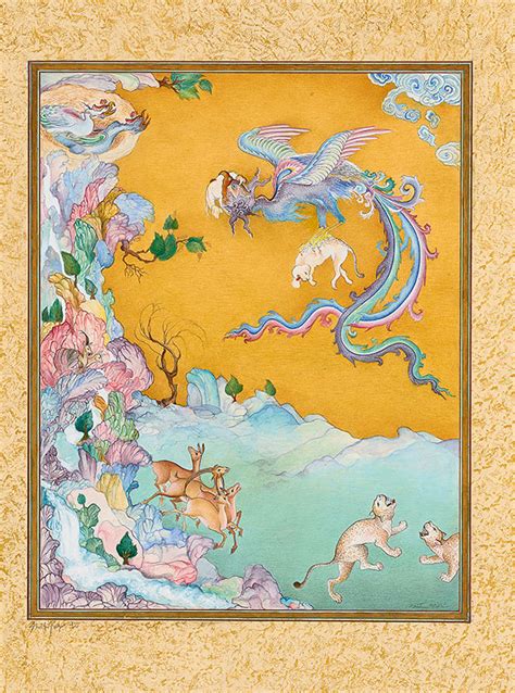 Simurgh Study After Zal Is Sighted By A Caravan Attributed To Abdul