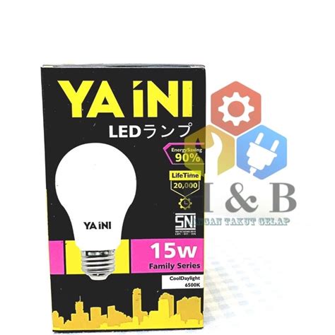 Jual Lampu Led Bulb Premium Yaini 15 Watt Shopee Indonesia