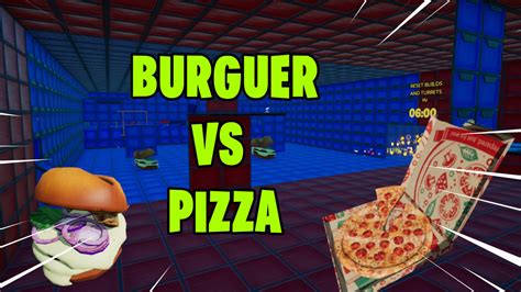 Pizza Vs Burguer Red Blue 9833 7934 3879 By Jugadorenparo Fortnite