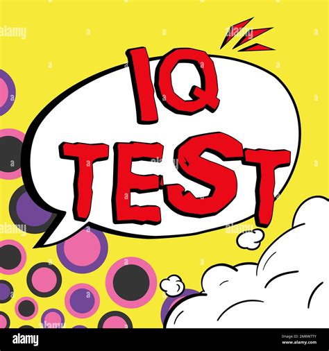 Conceptual Display Iq Test Concept Meaning Attempt To Measure Your