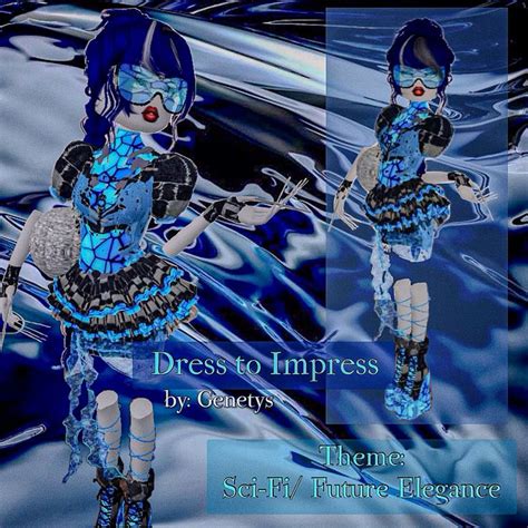 Dti Sci Fi Future Elegance Outfit In Dress To Impress Cyberpunk