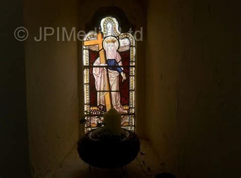 39602745 A Stain Glass Window Depicting St Helen At St Helens Church