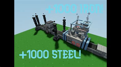 How To Build A Ironsteel Farm Roblox Islands Youtube