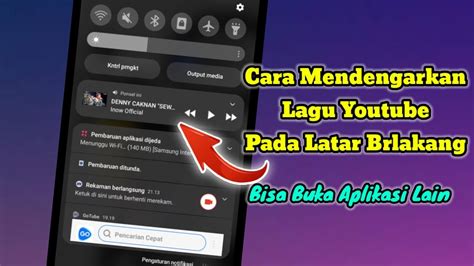 Cara Putar Lagu Di Youtube Layar Mati Cara Menonton Youtubr Sambil