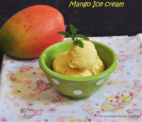 Mango Ice Cream With Touch Of Cardamom Mango Ice Cream Ice Cream