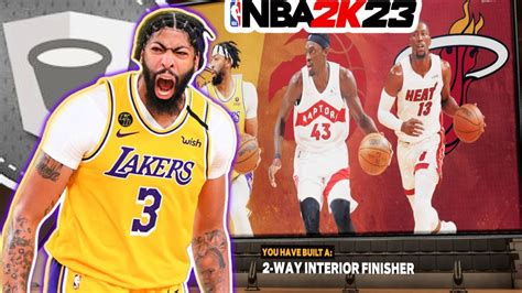 NBA 2K23 BEST ANTHONY DAVIS BUILD YouTube