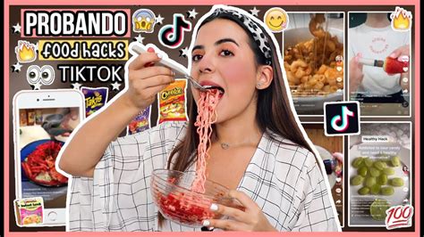 Probando Foodhacks De Tiktok {comida Deliciosa En Cuarentena} Youtube