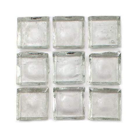 Water Clear Glass Mosaic Tile Photo