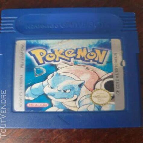 Pokemon Version Bleue Gameboy Offres Novembre Clasf