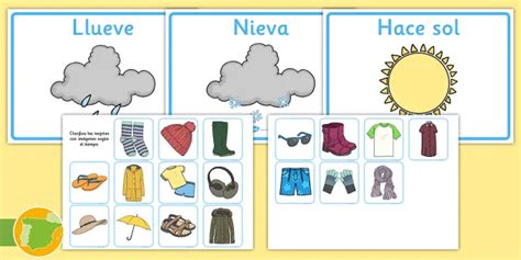 Ficha Para Recortar Las Estaciones Y La Ropa Gu A De Trabajo Lupon