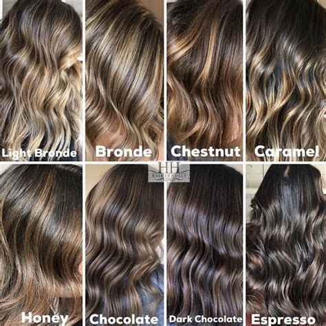 All Hair Colors Chart Shades Of Blonde Brunette Red And Black Glowary