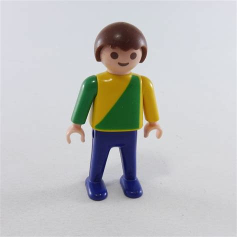 Playmobil Enfant Garçon Jaune Vert Bleu 3666