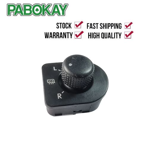 Left Side Master Adjust Knob Mirror Switch For Volkswagen Vw Passat B