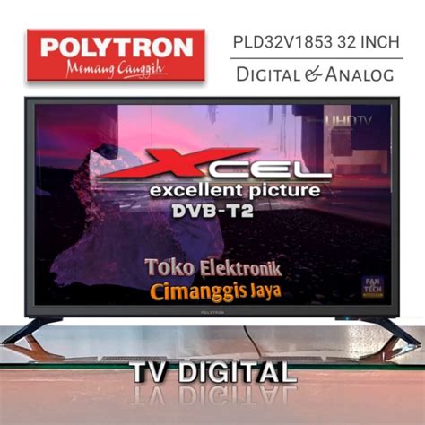 Jual TV LED POLYTRON DIGITAL 32 INCH PLD32V1853 PLD32V1753 Shopee