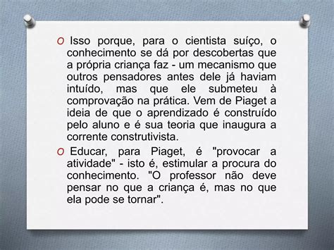 Apresentação jean piaget PPT