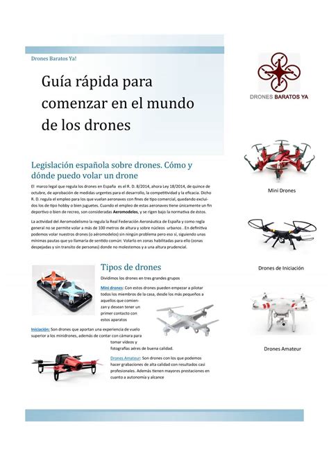 Gu A R Pida Para Iniciarse En El Mundo De Los Drones